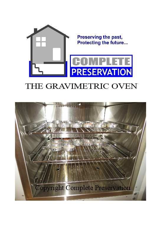 GRAVIMETRIC OVEN WITH SAMPLES BRE DIGEST 245